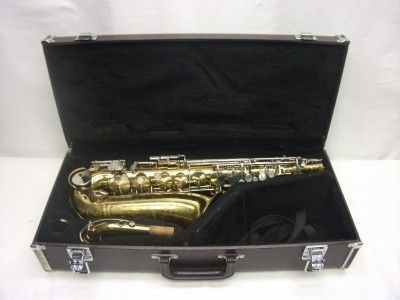 Vintage KING CLEVELAND # 613 Alto Sax w/ Carrying Case PARTS  