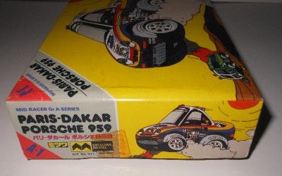 MITSUWA PORSCHE 959 PARIS DAKAR LeMANS 911 MID RACER CAR MODEL  