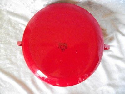 Eames ERA Dansk Made in France IHQ Kobenstyle Enamel Red Pot 