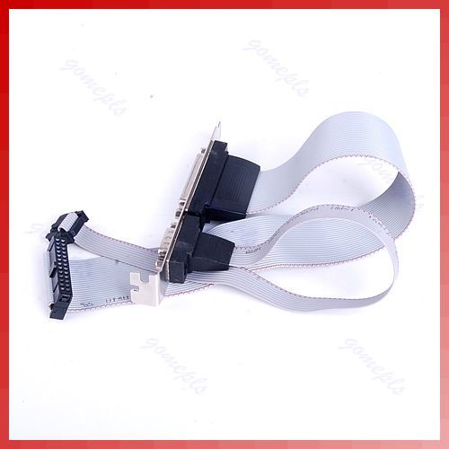   Parallel PCI Slot Header 9 Pin Male DB9 DB25 Pin Female Cable Bracket