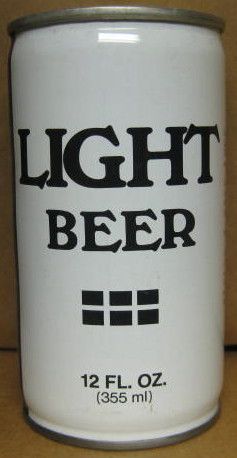 LIGHT BEER, generic brand CAN DuBois Brwy, PENNSYLVANIA  