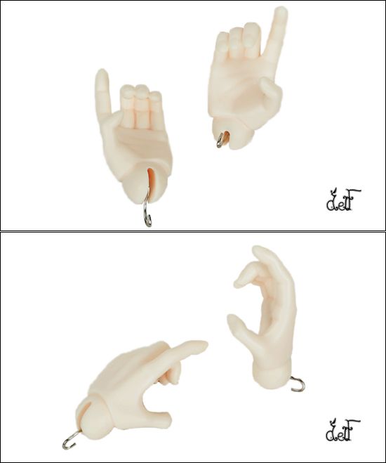 LUTS Senior Delf Boy Hand TYPE 4 (Gun) / SDF Hand Parts, BJD , ABJD 