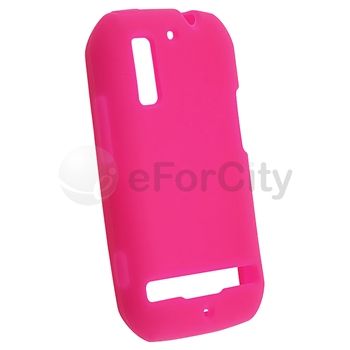   Pink Silicone Skin Gel Case Cover For Motorola Photon 4G MB855  