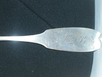 Coin Silver Flatware Spoons Hartford T.Steele & Co  