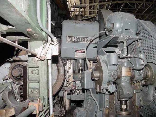 MINSTER 60 TON OPEN BACK INCLINABLE (OBI) PUNCH PRESS  