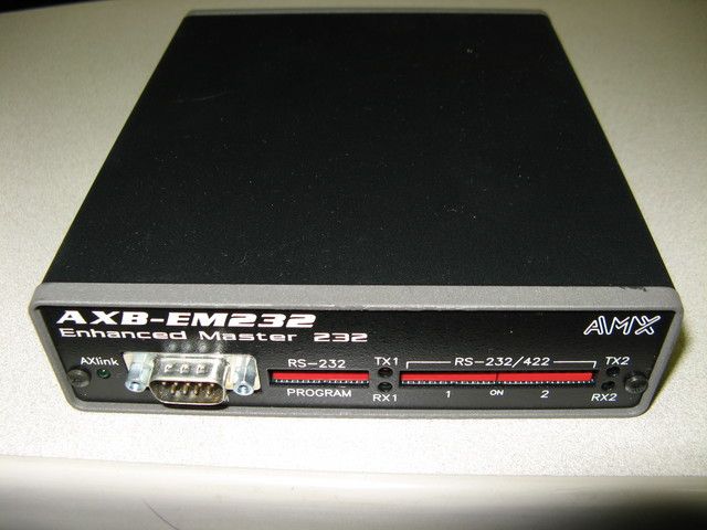 AMX AXB EM232 ENHANCED MASTER CONTROLLER No Power Supply  