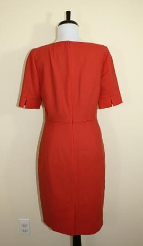 JCrew Index Dress in Wool Crepe New $188 Decadent Red 2  