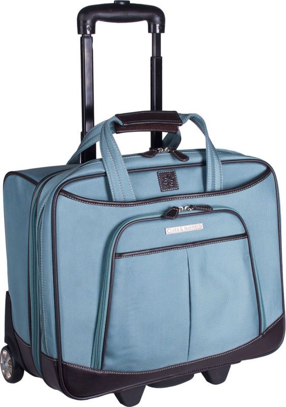 CLARK & MAYFIELD SELLWOOD ROLLING LAPTOP TOTE BAG  