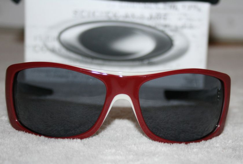   SUNGLASSES~SIDEWAYS~BRICK RED w/ GREY LENS~NEW~RETRO SPORT STYLE