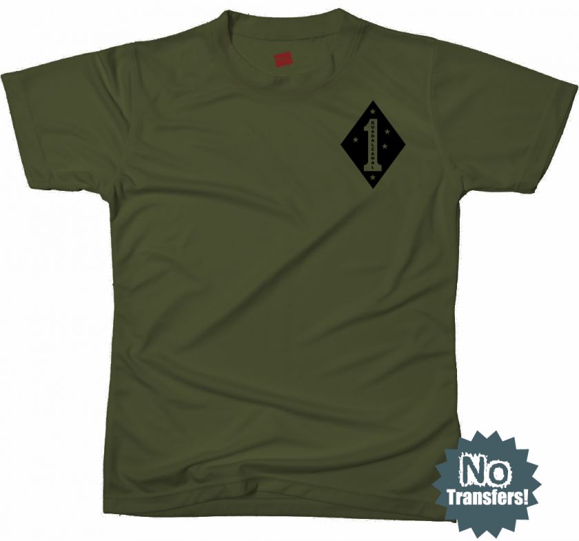 1st Marine Div USMC BN Recon Infidel Military T Shirt  