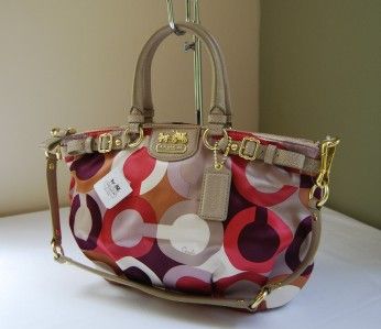 298 Coach 18636 Madison Graphic Op Art Sophia  