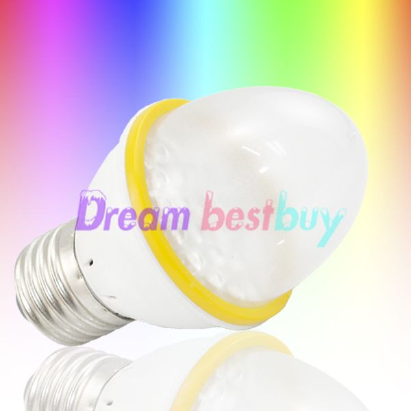 E27 LED Multi Color Change Flashing RGB Light Bulb Lamp  