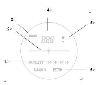 7x26 1400m Laser Range Finder Golf Rangefinder NEW  