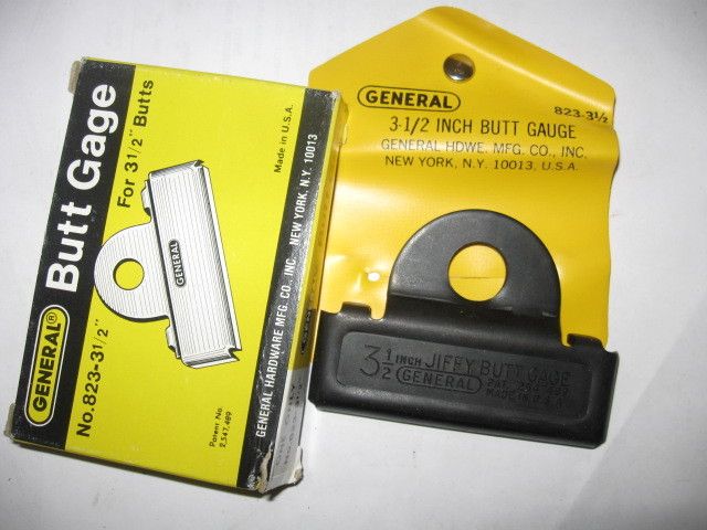 STANLEY 3 1/2 BUTT MARKER GAUGES 823 31/2 NEW  