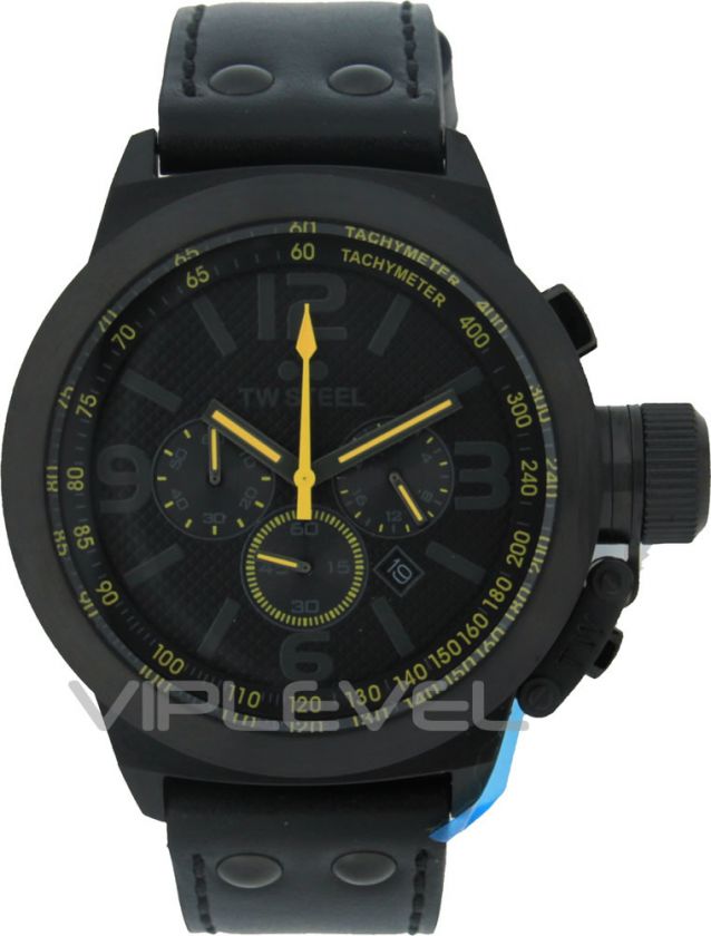 TW STEEL TW900 FEDEX FAST Cool Black 45mm Chrono Canteen Brand BRAND 