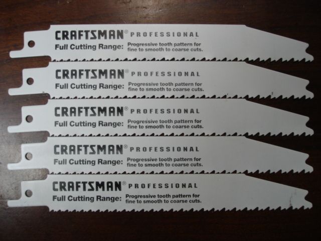 Craftsman S123XF Progressor Recip Blade for Metal 5pcs.  