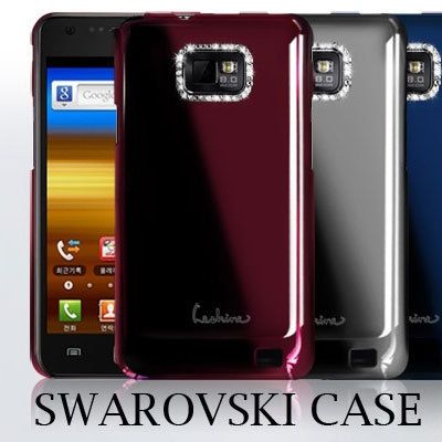 samsung galaxy s ii 2 S2 i9100 REAL SWAROVSKI METAL RING Hard Case 