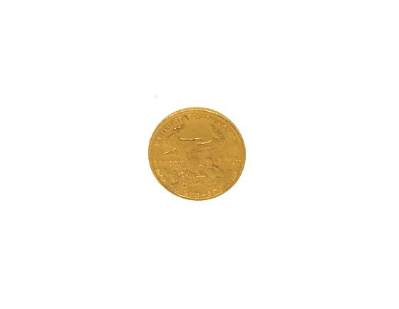 22K GOLD 1/10 OZ GOLD 2000 STANDING LIBERTY COIN  