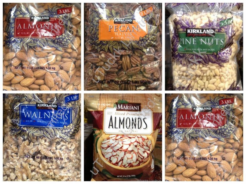 Pine Nuts Almond Sliced Whole Walnut Pecan Halves Choose 1 Bag  