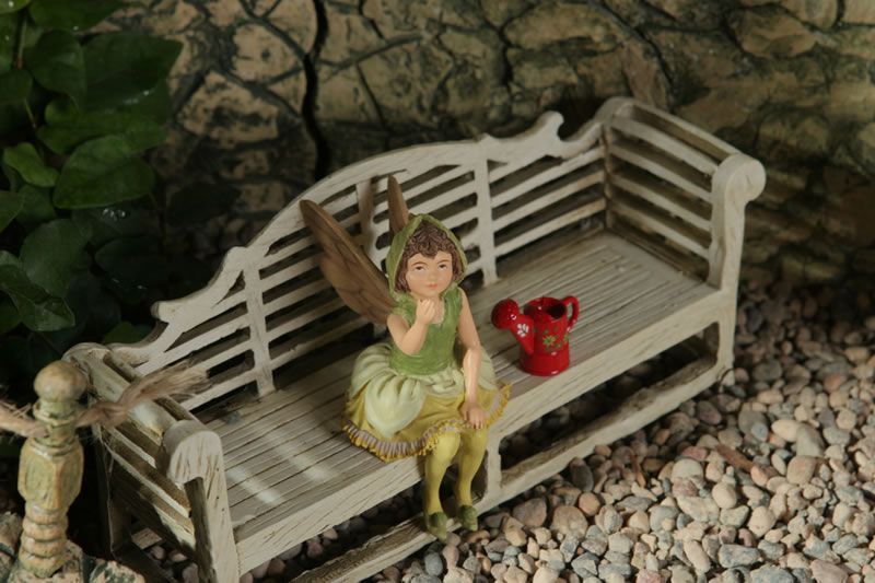 Fairys Garden Miniature Tea Time Table 4 Chairs Fairy  