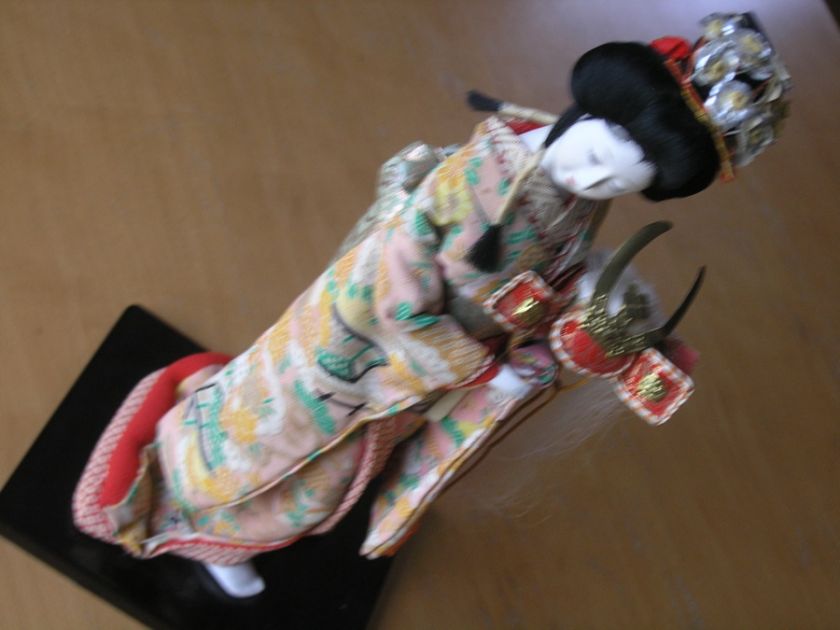   Vintage Japanese Kyugetsu Geisha Kimono Display Doll 13 Inches Tokyo