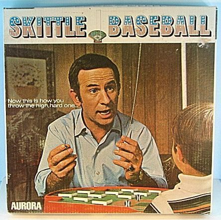 AURORA Skittle Baseball Game 1971 DON ADAMS Cover NRFB  