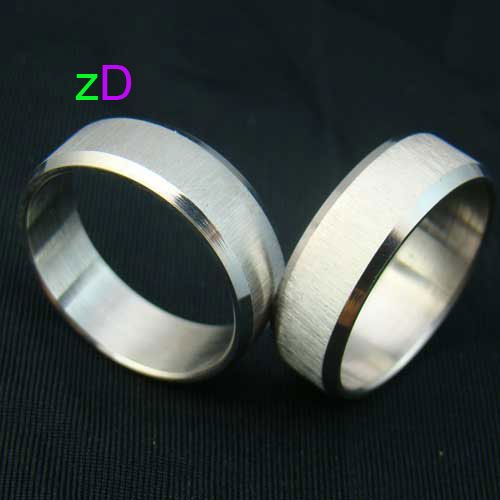 b8817 Size 6.5 Showy Mens Band Stainless 316L Steel Ring Fashion 