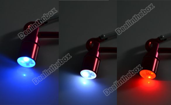 New Dog Cat Pet Safety Flash LED Light Collar Tag Red  
