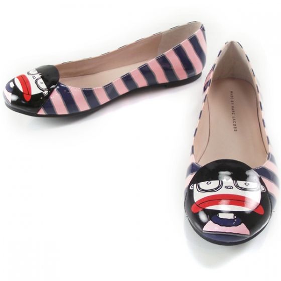 MARC by MARC JACOBS Jovi Patent Miss Marc Ballet Flats  