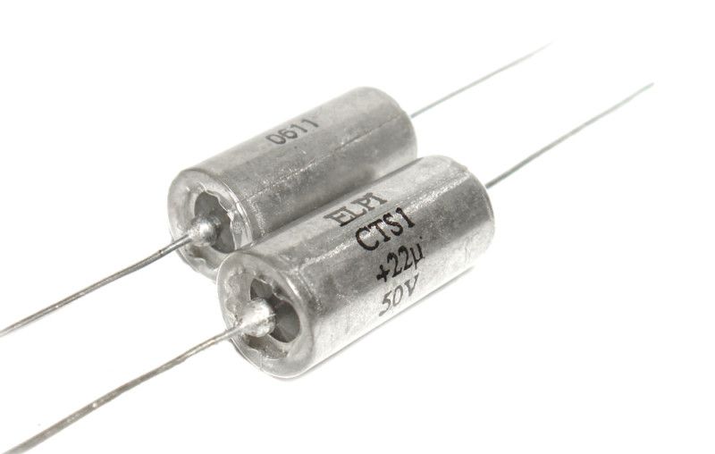 CTS Solid Tantalum Capacitors 22uf / 50vdc  