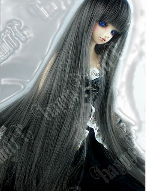 BJD Doll Hair Wig 7 8 Blue E04 1/4 SD DZ DOD LUTS  