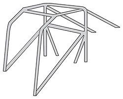 ALLSTAR PERFORMANCE 22620 10PT ROLL CAGE KIT FOR 1967 69 CAMARO 