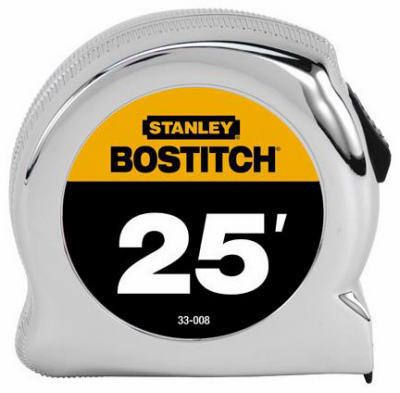 ea STANLEY BOSTITCH 33 008 25 POWERLOCK TAPE MEASURE  