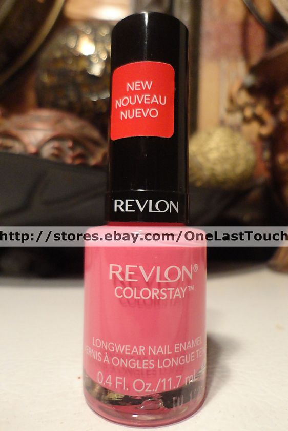 050 PASSIONATE PINK Nail Polish REVLON COLORSTAY~11 Day Gel Like Shine 