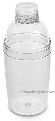 12 oz mini Clear Acrylic Cocktail Shaker, CS CS 350  