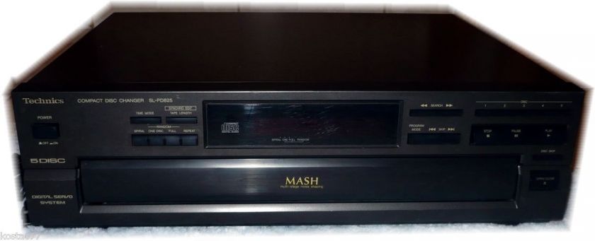 Technics, SL PD825, COMPACT 5 DISC CHANGER, MASH CD   Player  