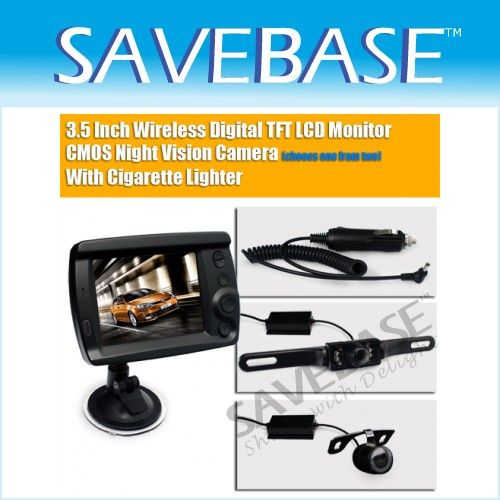 New Horse Trailer Wireless Reversing Kit  3.5 Wireless Monitor 