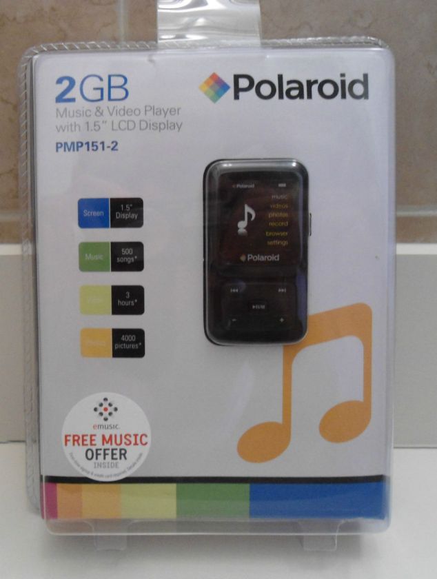 POLAROID  PLAYER 2GB (BRAND NEW IN BOX)  