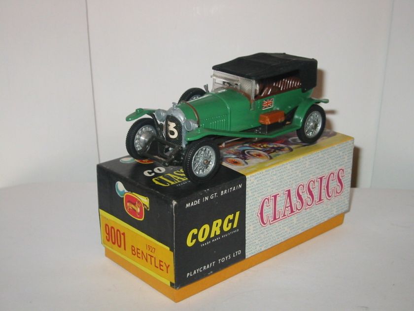 Corgi No 9001 1927 Bentley Le Mans   Green (Boxed)  