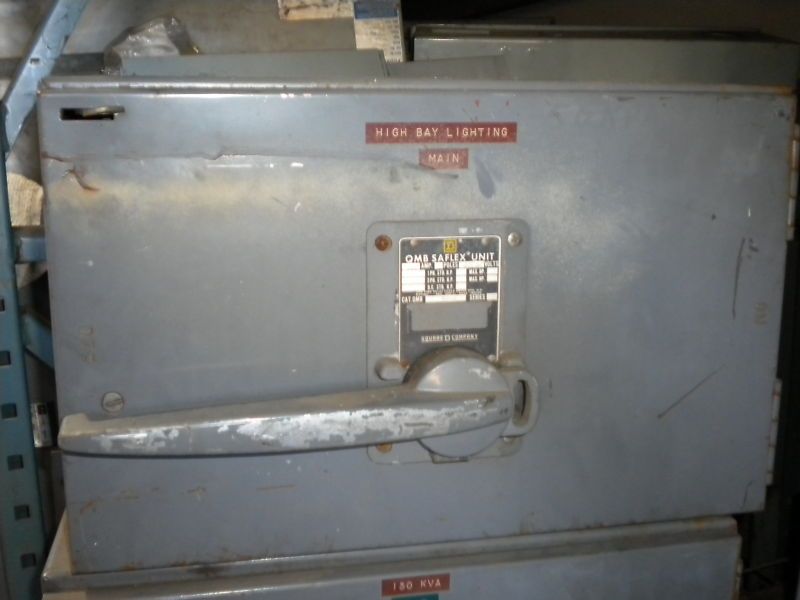 Used Square D QMB3640 400 Amp 600 Volt Switch  