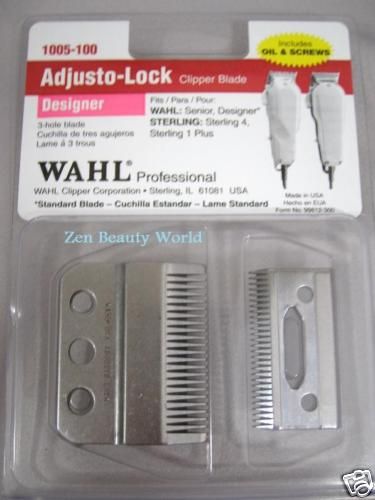 WAHL 3 HOLE ADJUST LOCK CLIPPER BLADE_SENIOR/DESIGNER  