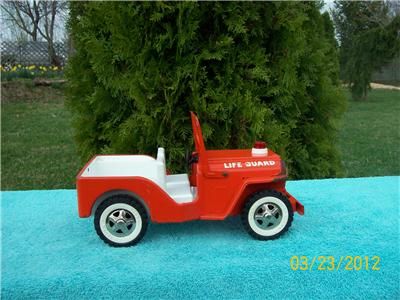 TONKA Good Original 1970s Life Guard Jeep Original Toy  