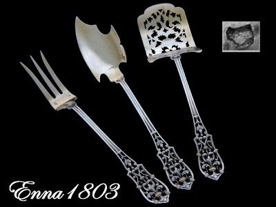 French Sterling Silver Hors Doeuvre Set Renaissance  