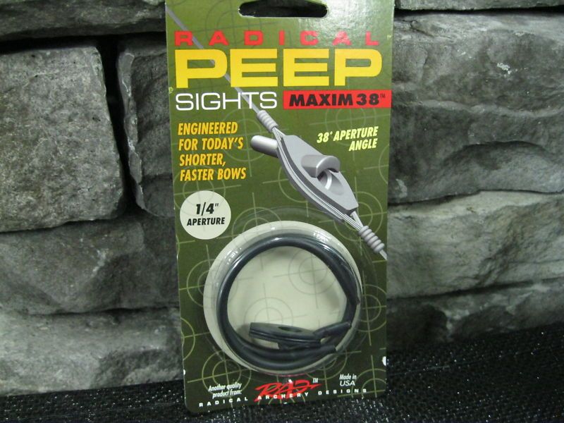 RAD PEEP 1/4  APERTURE 38 DEGREE ANGLE PROFESSIONAL  