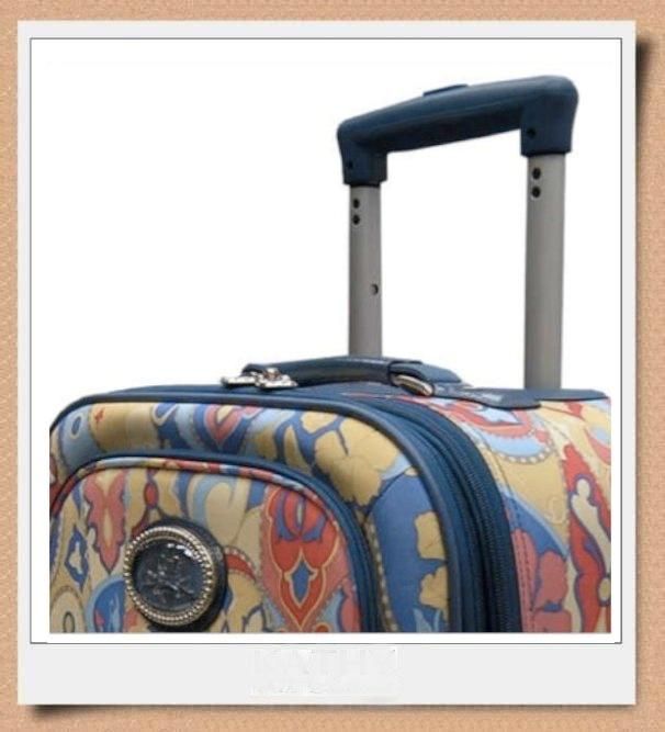 KATHY VAN ZEELAND Morning Glory 17 CARRYON LUGGAGE NWT  