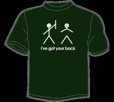 VE GOT YOUR BACK T Shirt WOMENS funny vintage cute  