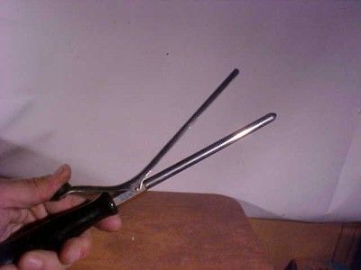 1917 ANTIQUE LANDERS FRARY CLARK CURLING IRON ROD NR  