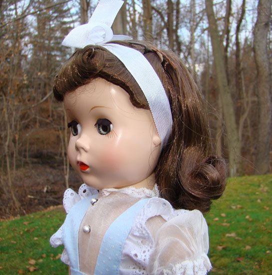 Maggie Face Madame Alexander Doll Brunette 15 in C1950s  