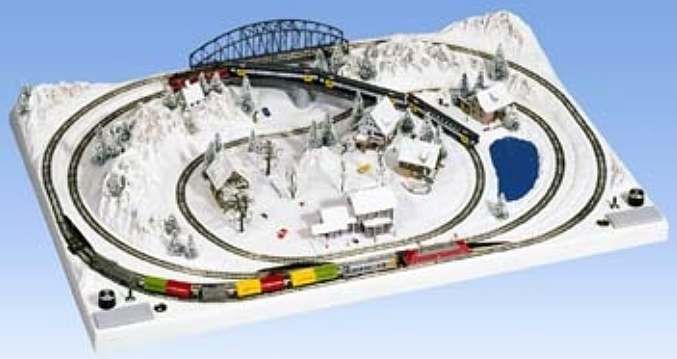 NOCH 87090 Z Scale Layout Tirol 74x51x10.5 cm   NEW  