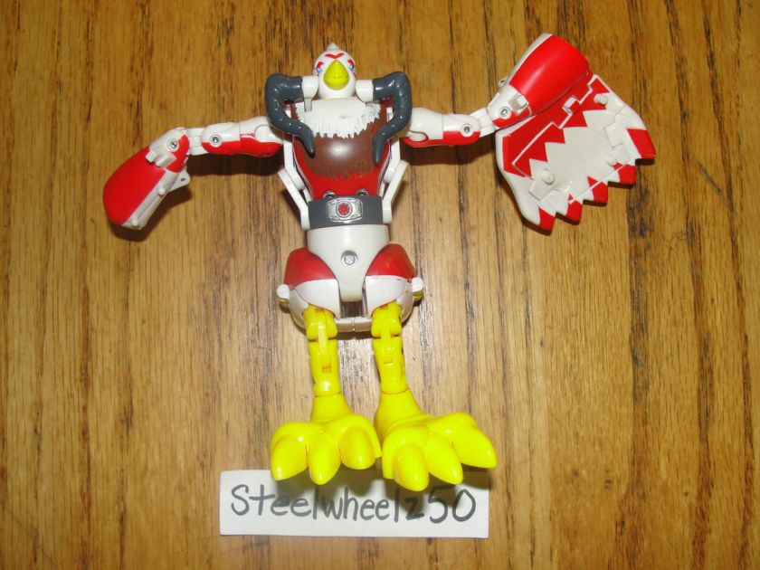 Digimon Digivolving Silphymon to Aquilamon Action Figure Bandai NOT 